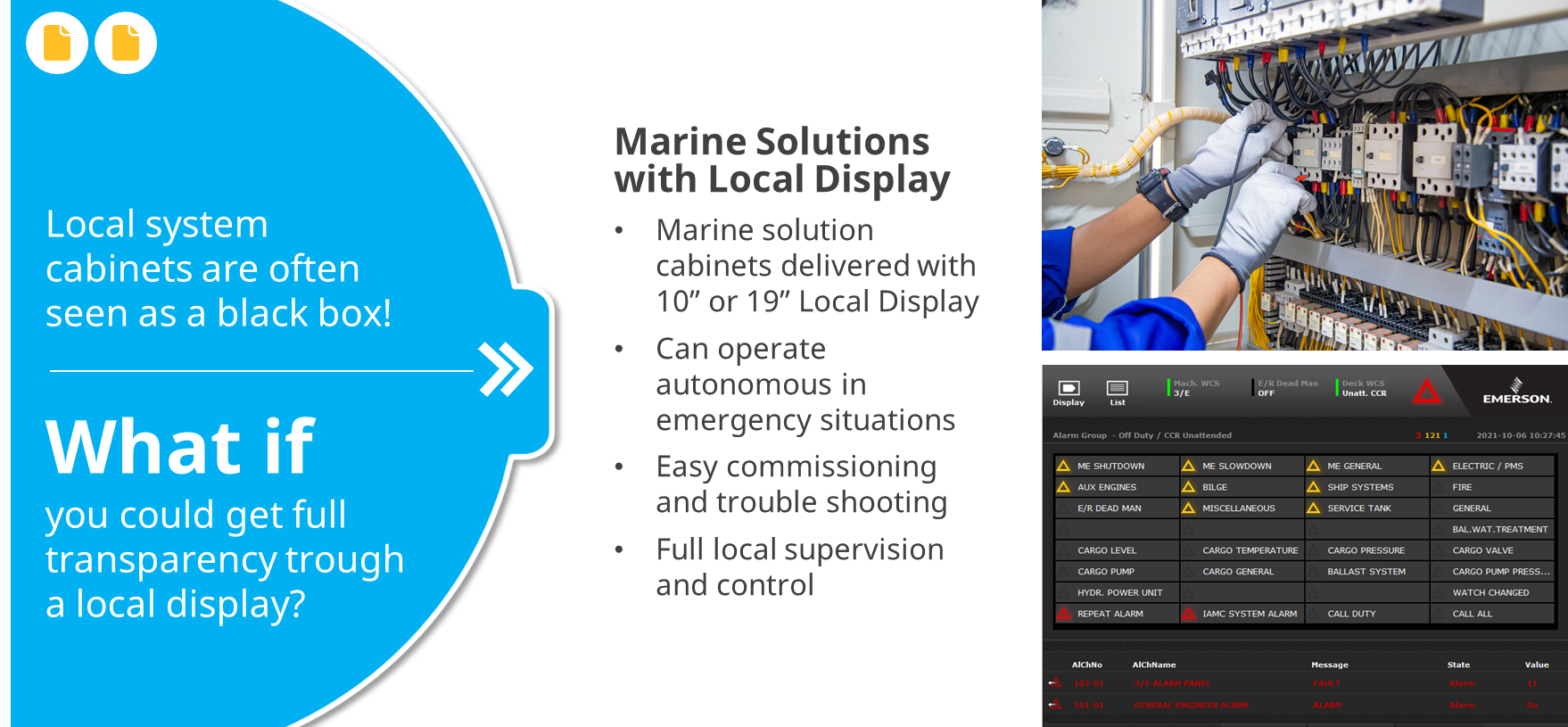 Marine Solution with Local Display