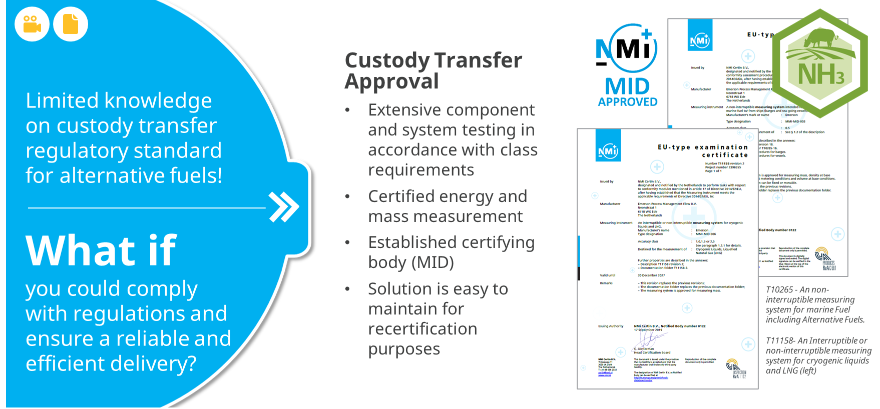 Custody Transfer Approval