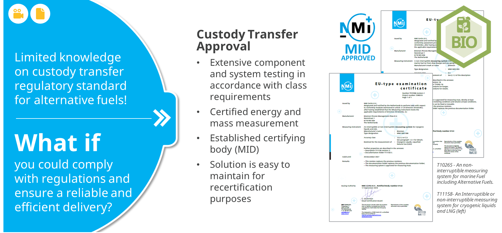 Custody Transfer Approval